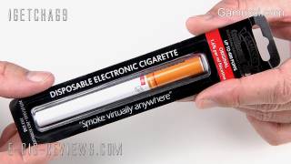 REVIEW OF THE GAMUCCI DISPOSABLE ELECTRONIC CIGARETTE [upl. by Leicam]