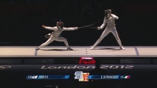 Womens Individual Foil SemiFinals  London 2012 Olympics [upl. by Cher536]