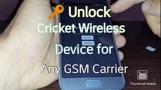 How to Unlock cricket wireless phone [upl. by Barna]