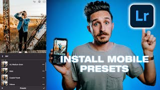 How to install presets to Lightroom Mobile  FREE PRESET [upl. by Heyer]