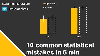 Ten Statistical Mistakes in 5 Min [upl. by Cherish]