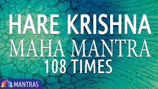 Hare Krishna  Maha Mantra  108 Times [upl. by Lekar305]