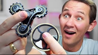 Origami Finger Fidget Spinner  DIY Paper Hand Spinner Without Bearing  Easy Tutorial [upl. by Suilenroc]