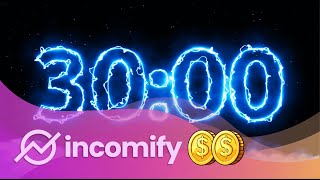 Electric Timer ⚡ 30 Minute Countdown  Visit INCOMIFY [upl. by Cornall672]