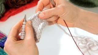 How to Do a Stretchy Bind Off  Knitting [upl. by Dorrehs378]