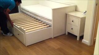 IKEA Hemnes Daybed Trundle Guest Bed Stolmen Storage Design  Before amp After [upl. by Suirtimed]