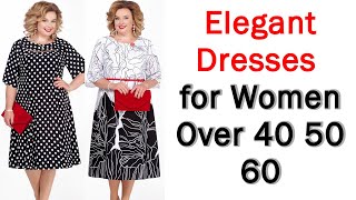 Gorgeous Dresses For Women Over 50 and 60 [upl. by Iolanthe]