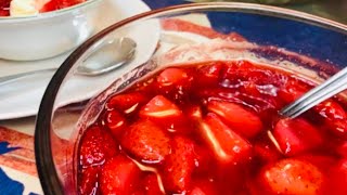 Quick amp Easy STRAWBERRY TOPPING recipe [upl. by Longawa]