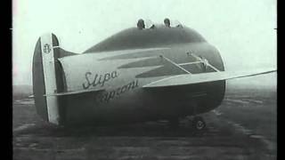 1933 Voli sperimentali aeroplano Stipa Caproni [upl. by Remington]