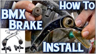 How To Install  Put On BMX Brakes [upl. by Chaffinch]