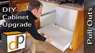 How to Build amp Install Pull Out Shelves  DIY Guide [upl. by Annaya909]