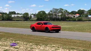 Hear the 2018 Dodge Challenger SRT Demon Under Full Throttle [upl. by Niasuh]