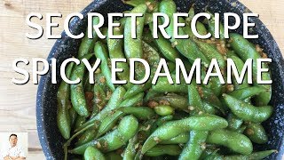 BEST Most Delicious Spicy Edamame  Secret Recipe [upl. by Ertnod]