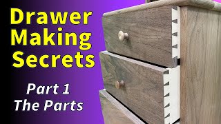 Drawer Making  The Right Way Parts [upl. by Assirim]