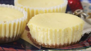 Individual Cheesecakes Recipe Demonstration  Joyofbakingcom [upl. by Lewis]