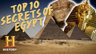 TOP 10 SECRETS OF ANCIENT EGYPT  History [upl. by Yelsnia391]