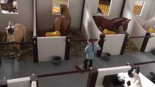 Amselhof  unser selbstgebauter SchleichPferdestall  Homemade Schleich Horse Stable [upl. by Ulland]