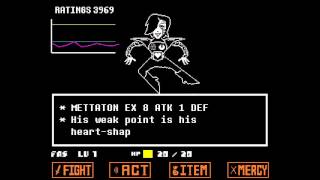 Undertale  Mettaton Boss Fight [upl. by Phaedra412]