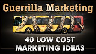 Guerilla Marketing  Ambush Marketing  40 Low Cost Ideas  Dr Vivek Bindra [upl. by Irap163]