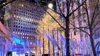 Rockefeller Center Christmas Tree Lighting 2022 ✨ [upl. by Suitangi]