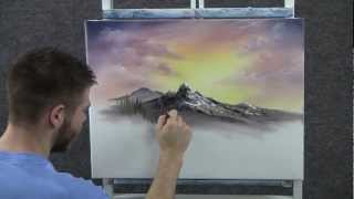 Paint with Kevin Hill  Rushing Waterfall [upl. by Shamrao]