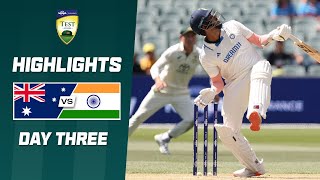 Australia v India 202425  Second Test  Day Three [upl. by Erdried]