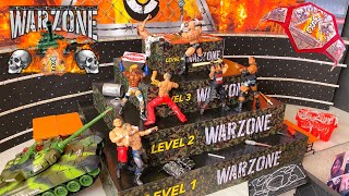 WarZone WWE Action Figure Match Hardcore Championship [upl. by Nhabois]