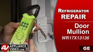 GE Refrigerator  Door Not Closing  Door Mullion Repair and Diagnostic [upl. by Adnesor]