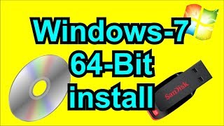 How to install 64 bit windows 7 [upl. by Berkshire817]