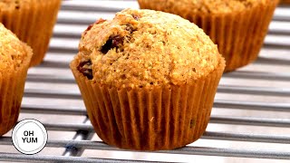 Professional Baker Teaches You How To Make BRAN MUFFINS [upl. by Emalee]