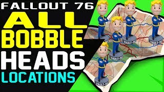 FALLOUT 76 BOBBLEHEADS SPAWN LOCATIONS GUIDE  Where to Find Bobblehead Locations in Fallout 76 [upl. by Read]