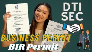 HOW TO REGISTER A BUSINESS IN THE PHILIPPINES  Sole Proprietorship Partnership or Corporation [upl. by Anawaj]