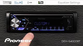 How To  EQ Settings on Pioneer InDash Receivers 2018 [upl. by Browne]