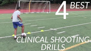 Soccer Shooting Drills For Kids  Finishing Drills In Soccer [upl. by Dragelin463]