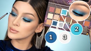 TUTORIAL DE MAQUILLAJE AZUL FACIL Y RAPIDO [upl. by Ahsas]