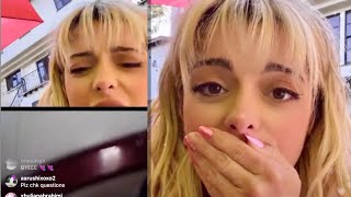 Bebe Rexha Gets Flashed on Instagram Live by a random person [upl. by Ykcor717]