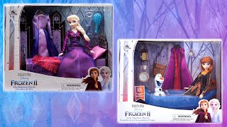 Frozen 2 Elsa amp Anna BedroomAdventure Classic Doll Play sets [upl. by Pisarik623]