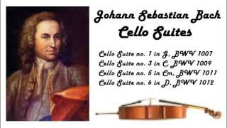 Johann Sebastian Bach  Cello suites in 432 Hz great for reading or studying [upl. by Tessa]