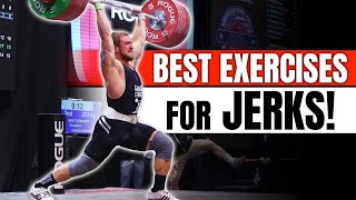 Top 3 Exercises For A Stronger Jerk In Olympic Weightlifting [upl. by Publus]