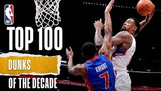 NBAs Top 100 Dunks Of The Decade [upl. by Akinehc]