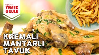 Restoranlardaki Gibi Kremalı Tavuk  Pratik Çıtır Patates Kızartması Tarifi [upl. by Nemrak536]