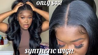 This Is Crazy  The Best Synthetic Wig  Outre HD Lace Front Wig Perfect Hairline  JessicaNicole [upl. by Drarehs284]