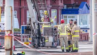 Hotel fire in Blackpool  April 2023 [upl. by Ulrika642]