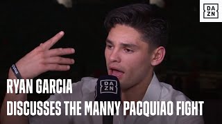 Ryan Garcia Discusses The Manny Pacquiao Fight amp What Happened [upl. by Troc]