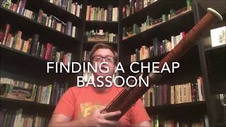 Finding a Cheap Bassoon [upl. by Tegirb]