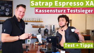 Satrap Espresso XA  Kassensturz EspressomaschinenTestsieger  Unser Test  Tipps [upl. by Aissatan]