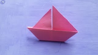 Origami  Barco velero de papel [upl. by Ahseer]